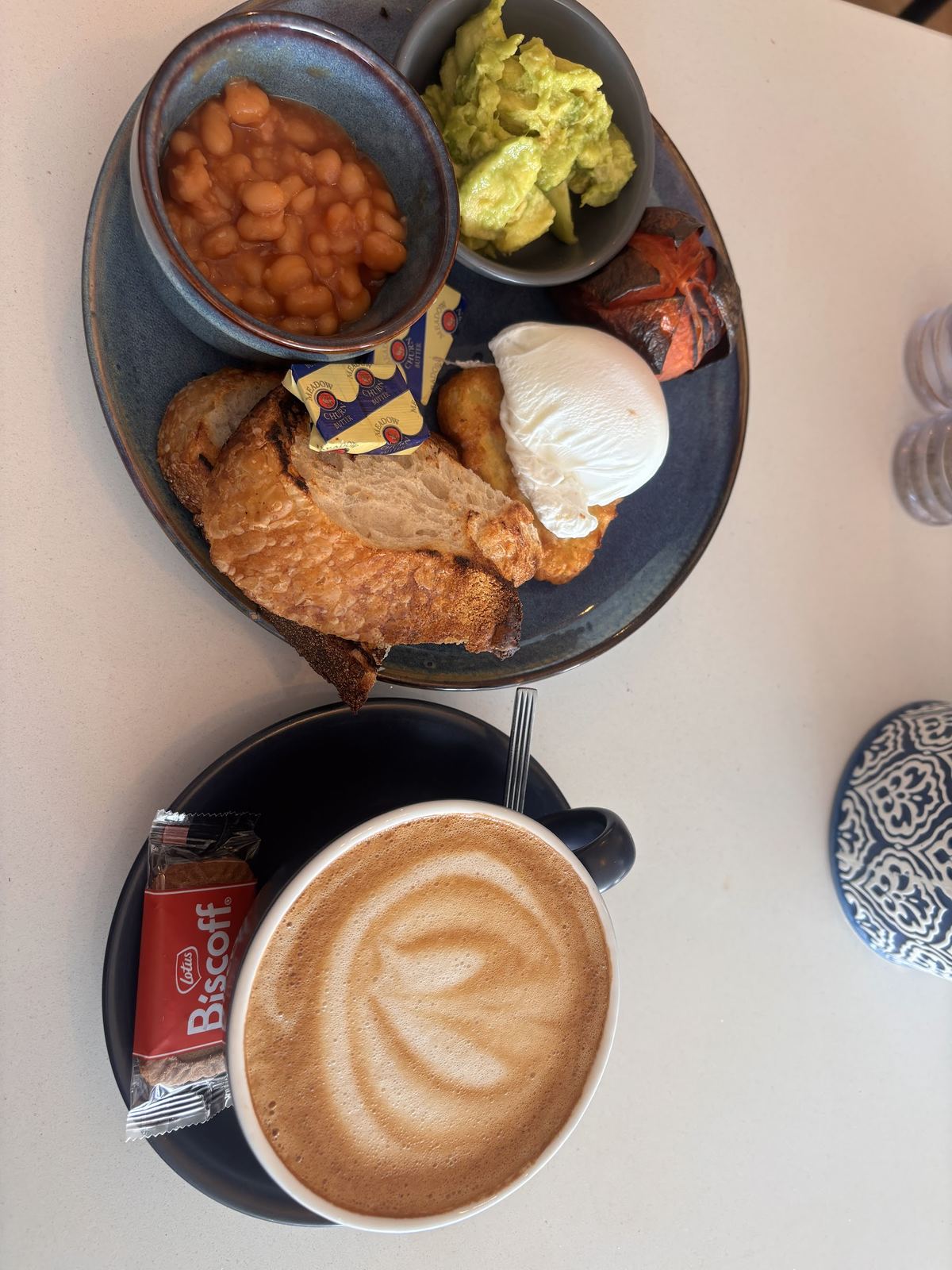 Brunch and coffee at Tides, St Ives